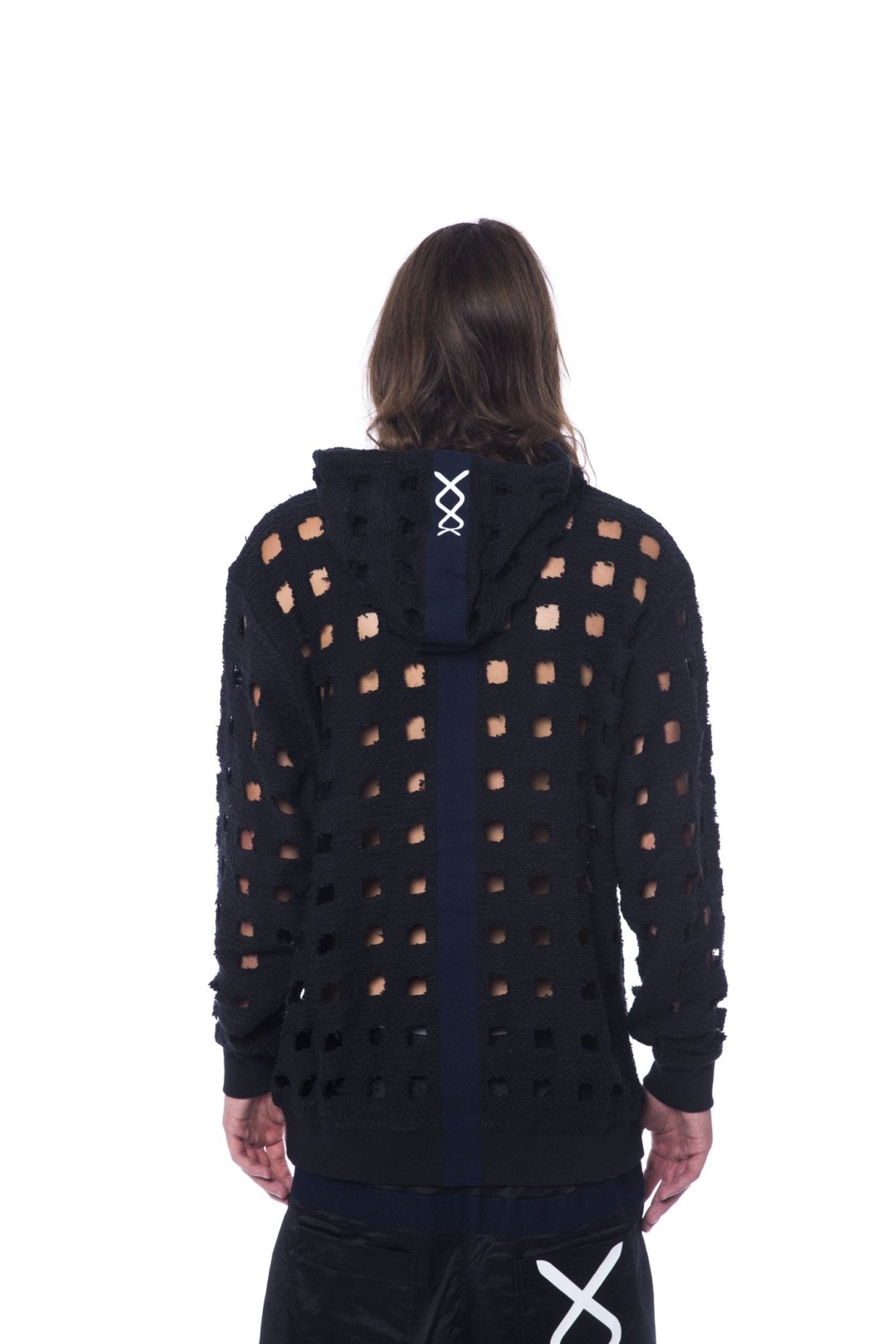 Nicolo Tonetto Black Cotton Sweater - Fizigo